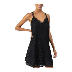‎ Francesca’s Blue Rain Boutique Black Lace Dress